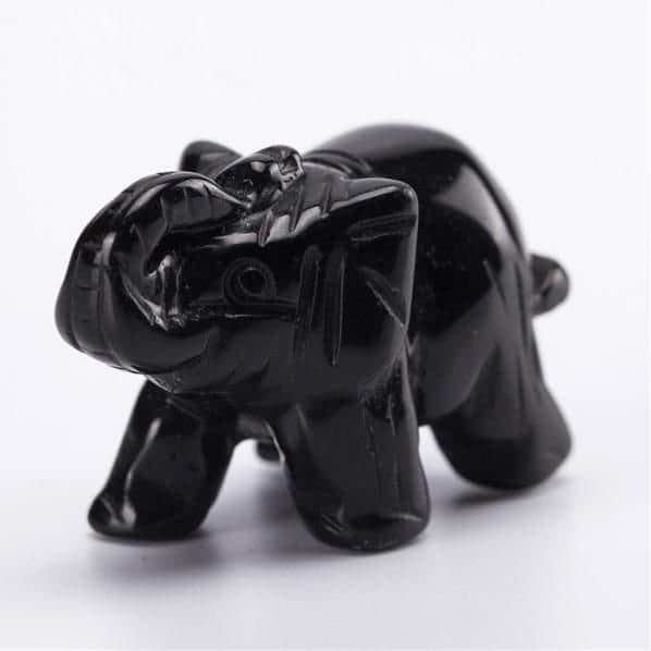 Reiki Elephant Crystal Figurines