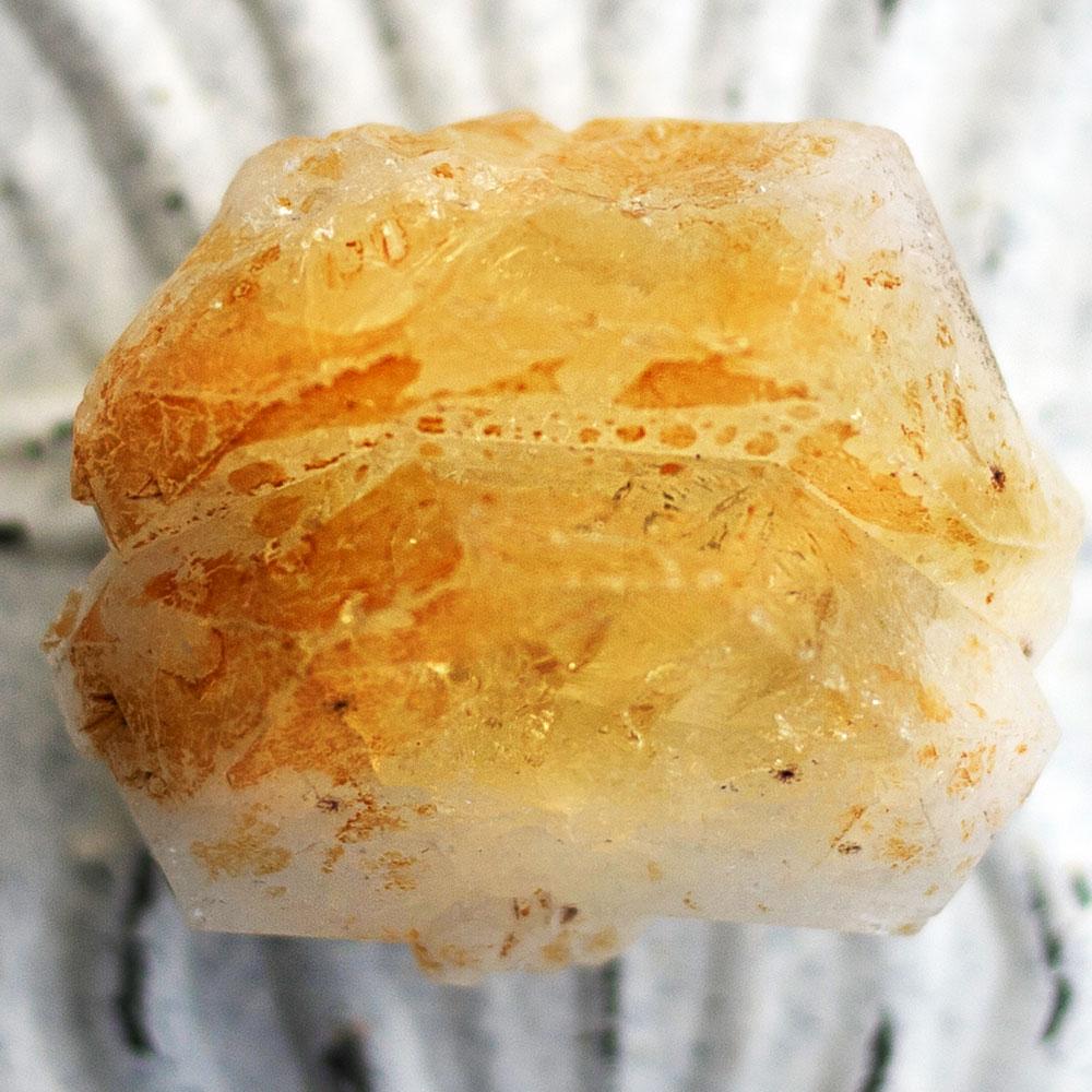 Natural Raw Citrine Crystal Point