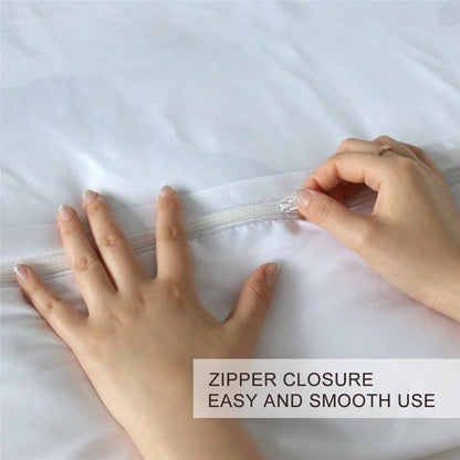3D Crystal Bedding Cover Set Zipper