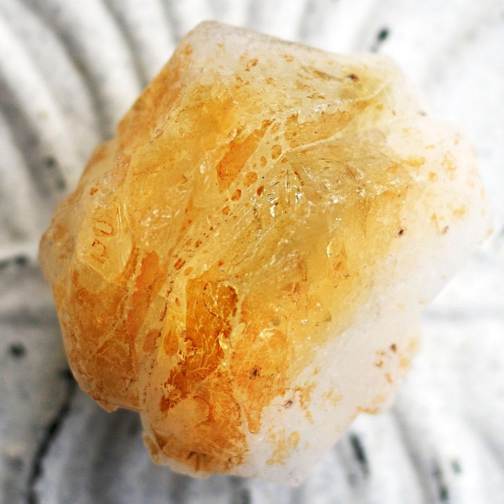 Natural Raw Citrine Crystal Point