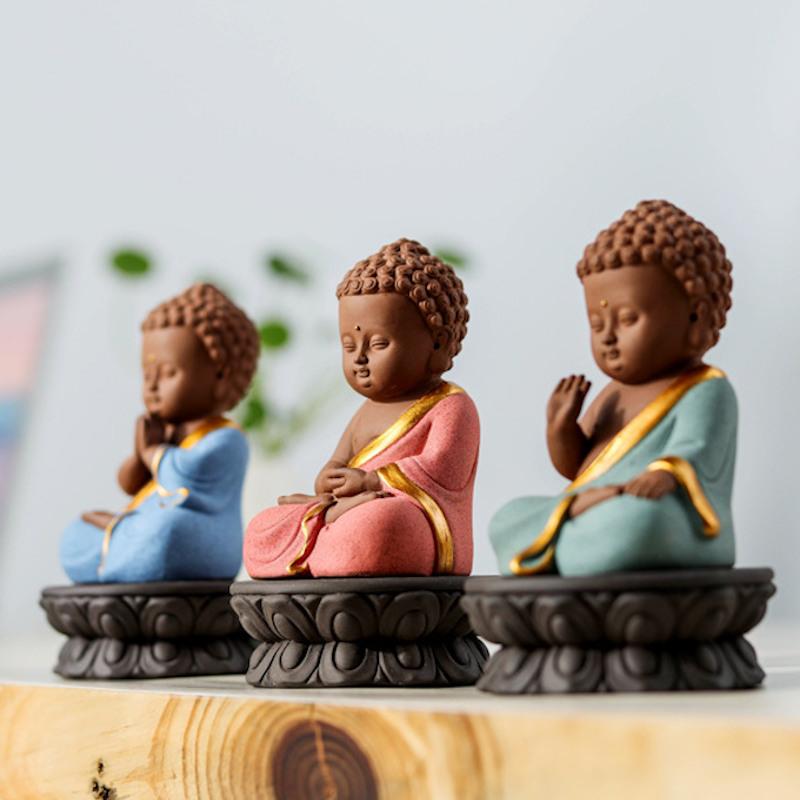 Colorful Buddha Figurine