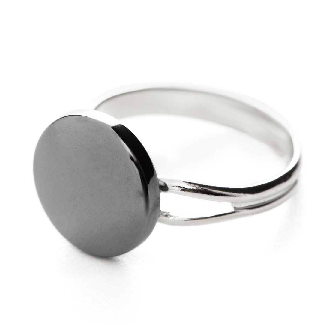 Adjustable Hematite Ring