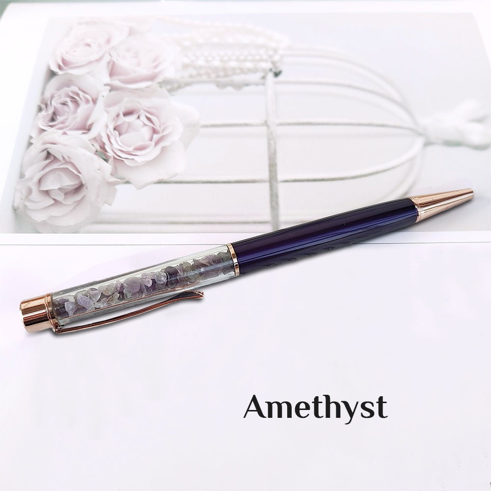 Manifestation Natural Crystal Pen