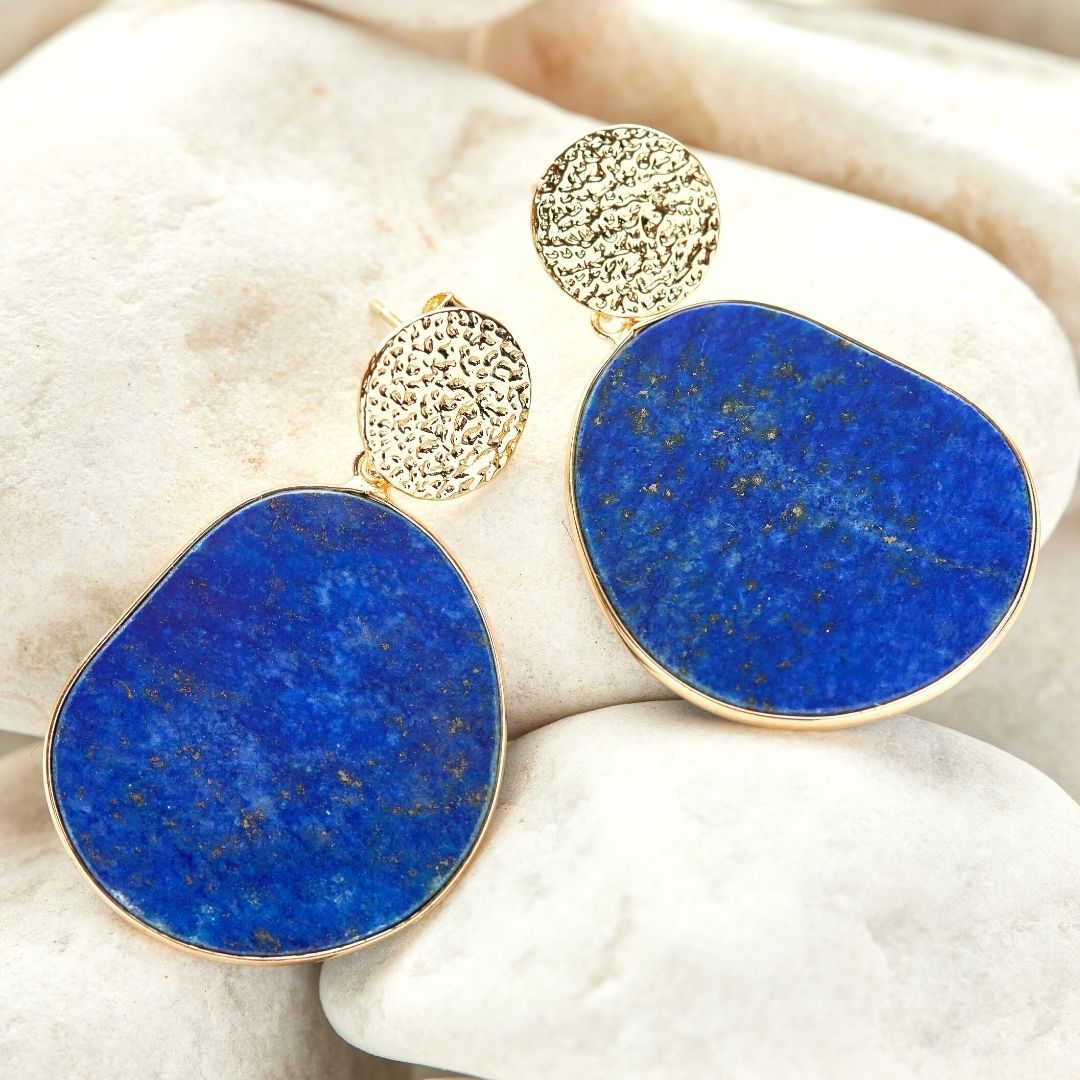 Lapis Lazuli Drop Earrings