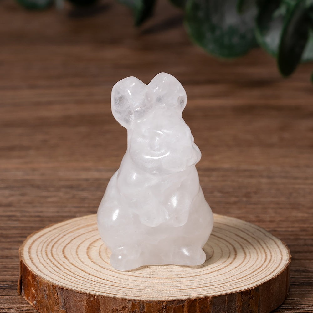 Charming Easter Bunny Crystal Figurine – MindfulSouls