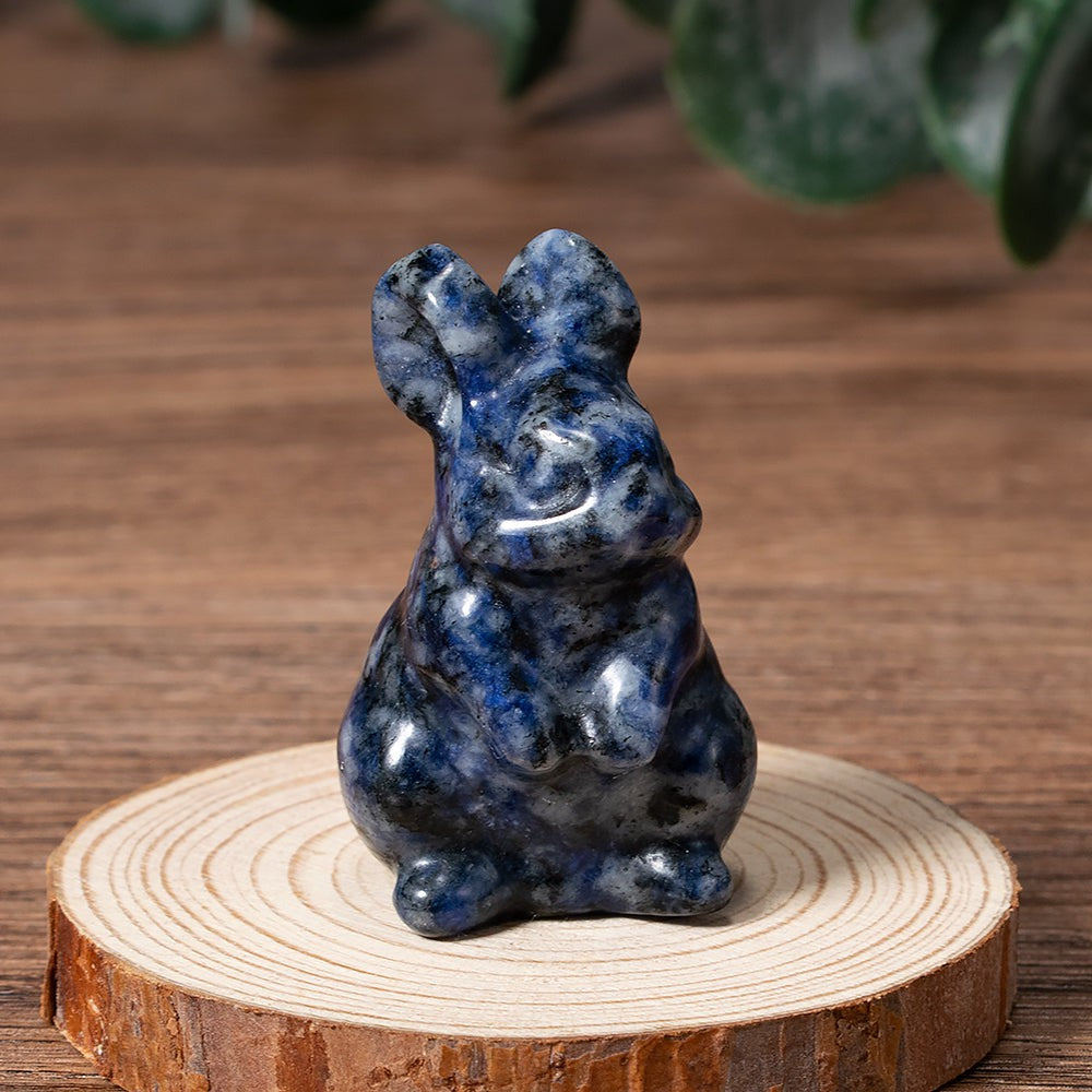 Easter Crystal Rabbit Charming Easter Bunny Crystal Figurine – MindfulSouls