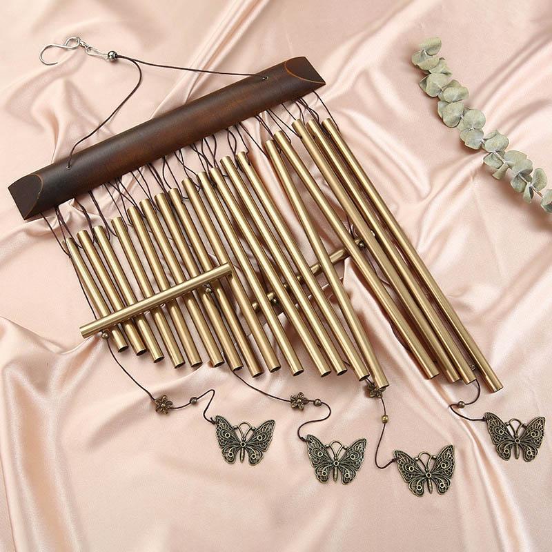 Butterfly Metal Tube Wind Chimes