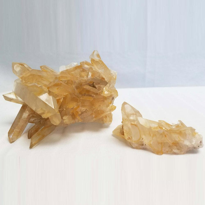 Tangerine Quartz Crystal Cluster