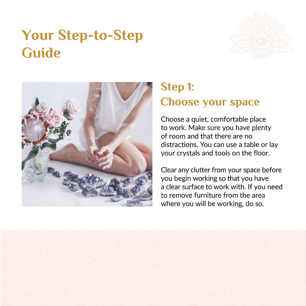 Mindful Crystal Grid Guide eBook (+25 Printable Templates)