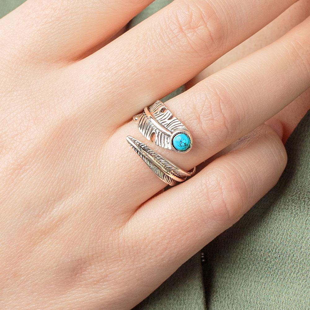 Freedom Feather Ring