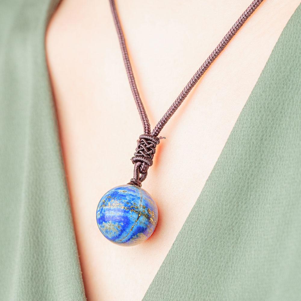 Spiritual Bead Lapis Lazuli Necklace – MindfulSouls