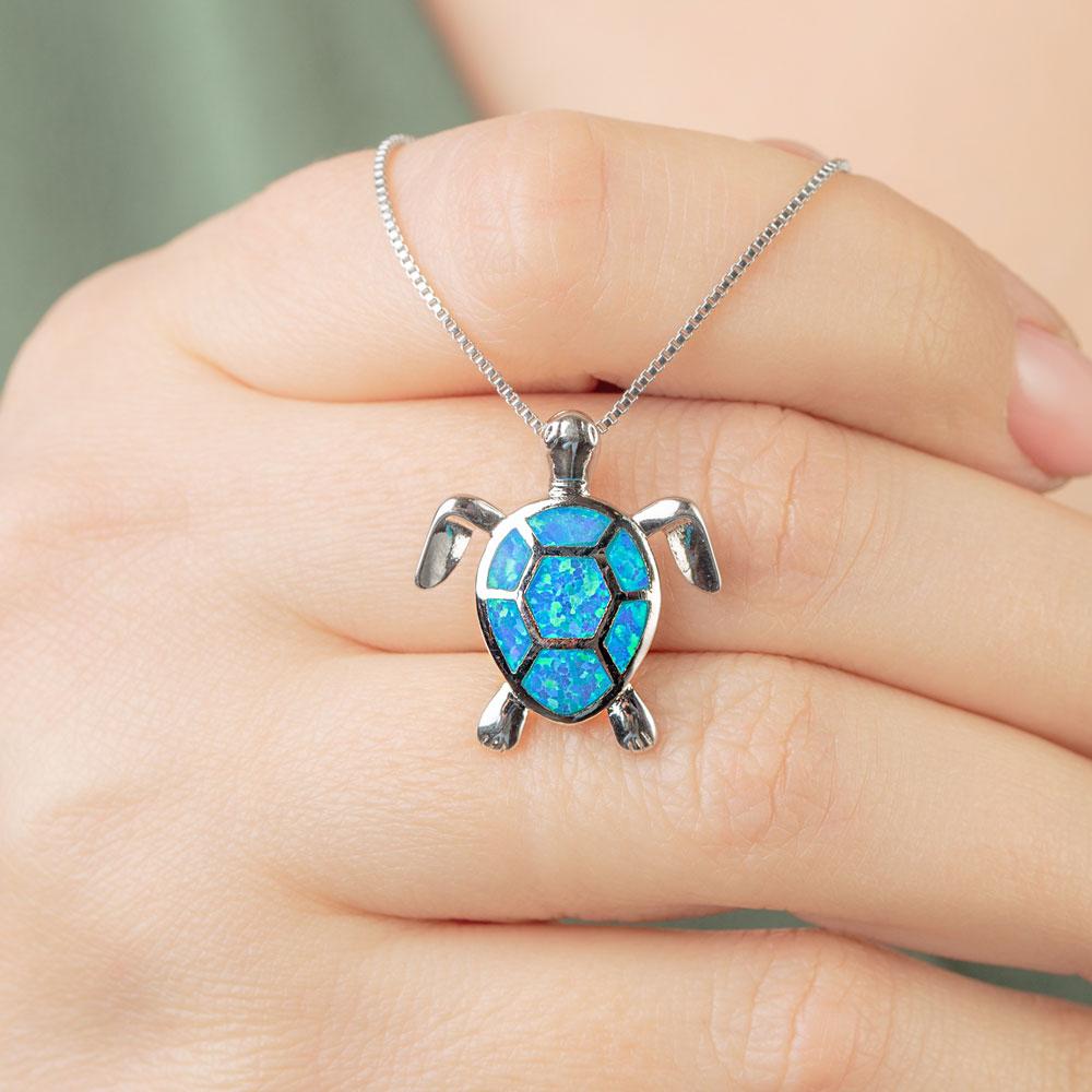 Moonstone Turtle Necklace – Celtic Crystal Design Jewelry