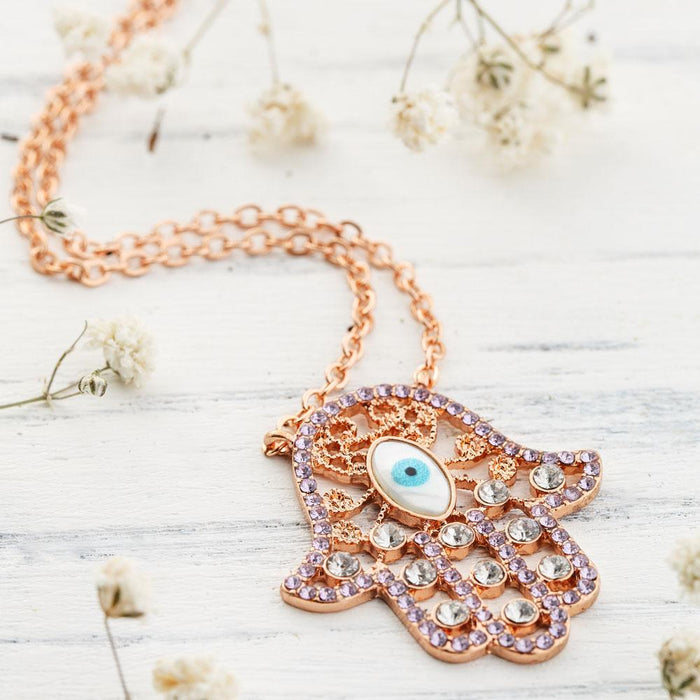Hamsa Eye Necklace