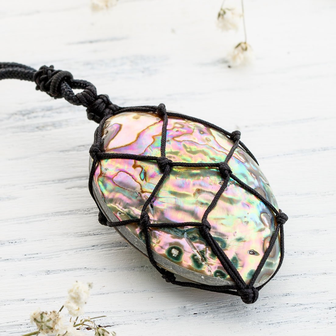 Ocean Spirit Abalone Shell Necklace