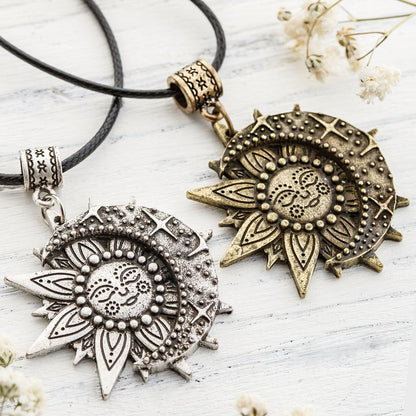 Sun And Moon Necklace – MindfulSouls - Main Image