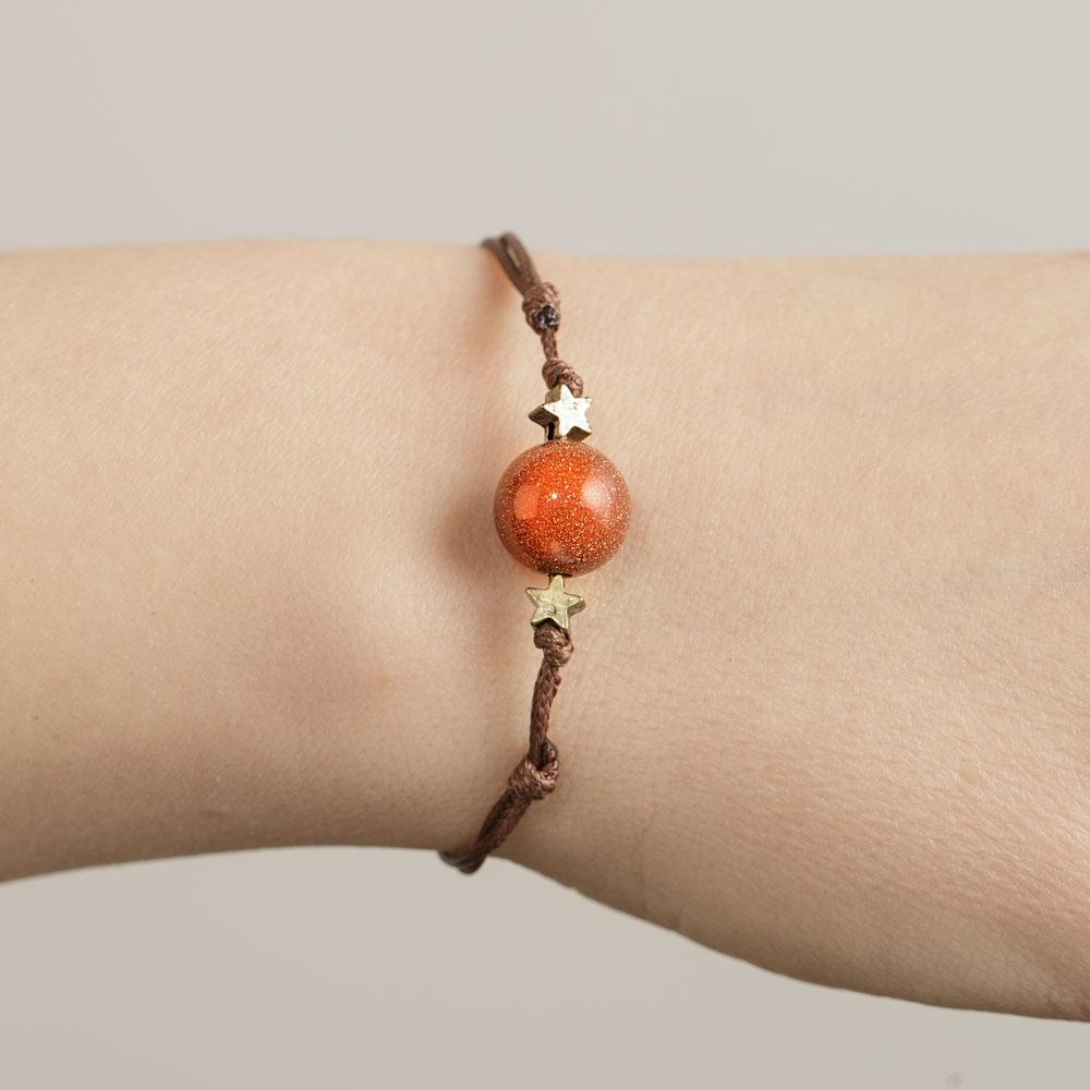 Red hot sale goldstone bracelet