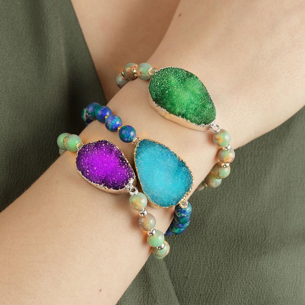 Oceanic Druzy Bracelets