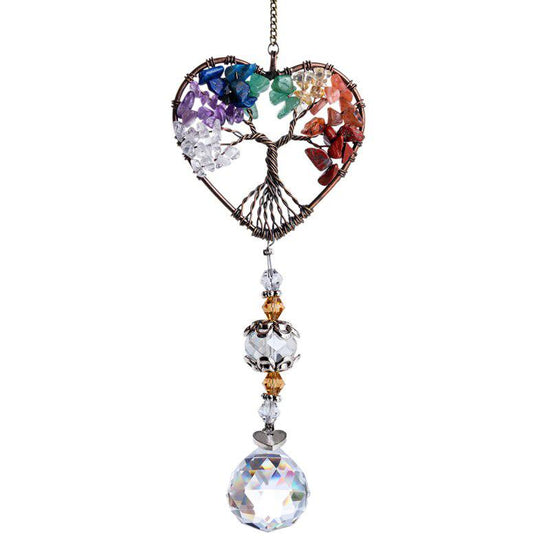 Rainbow Gemstone Glass Wind Chimes – MindfulSouls