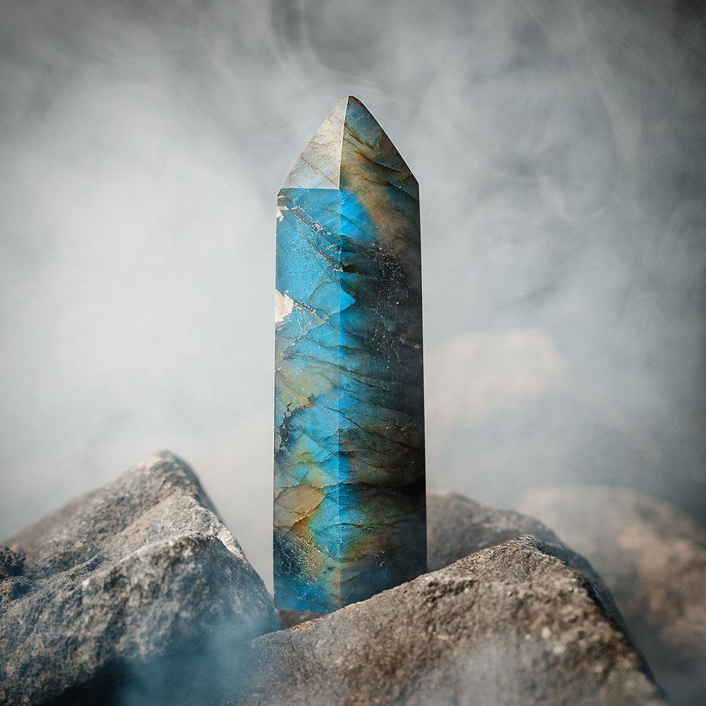 Natural Labradorite Crystal Point – MindfulSouls