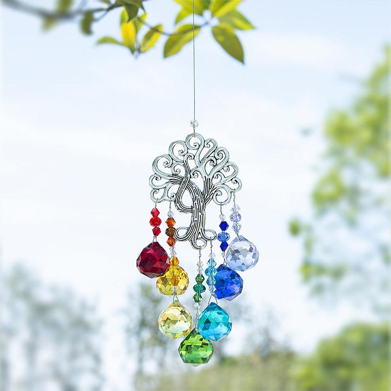 Crystal Glass Wind Chimes