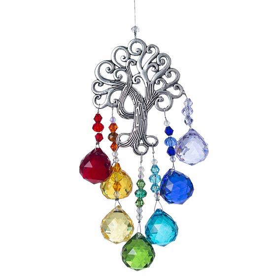 Crystal Glass Wind Chimes