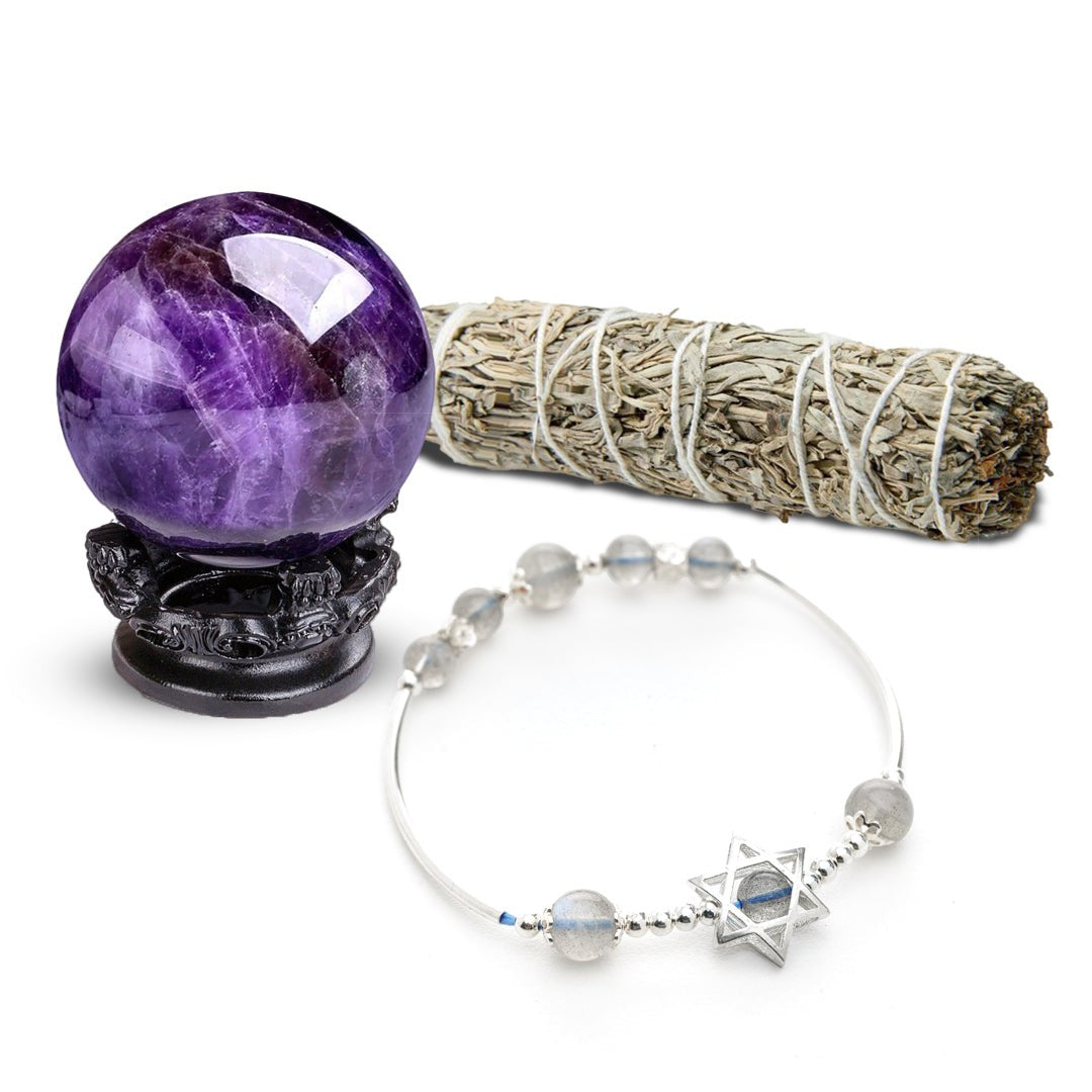 Witch Amethyst Crystal Kit Set