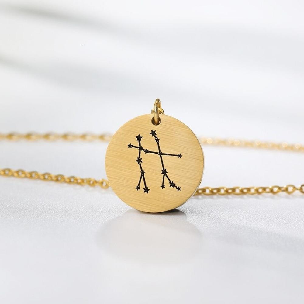 Golden Constellation Gemini Necklace