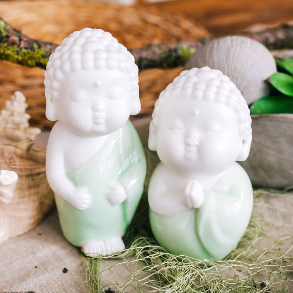 Welcoming Buddha Statue Figurines