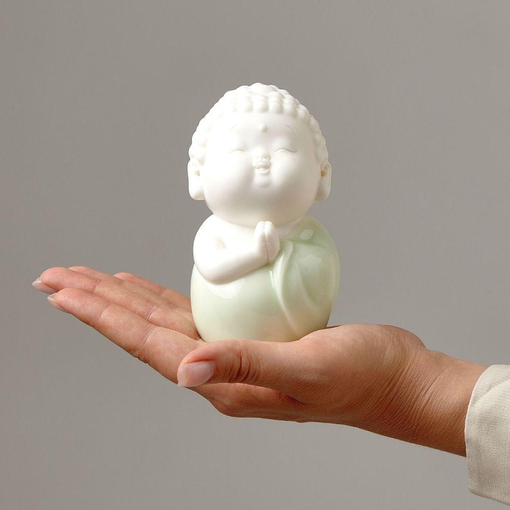 Welcoming Buddha Statue Figurine