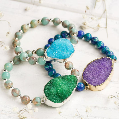 Oceanic Druzy Bracelets