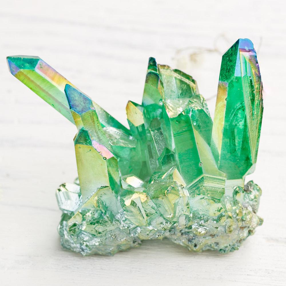 Angel Aura Quartz Crystal Cluster