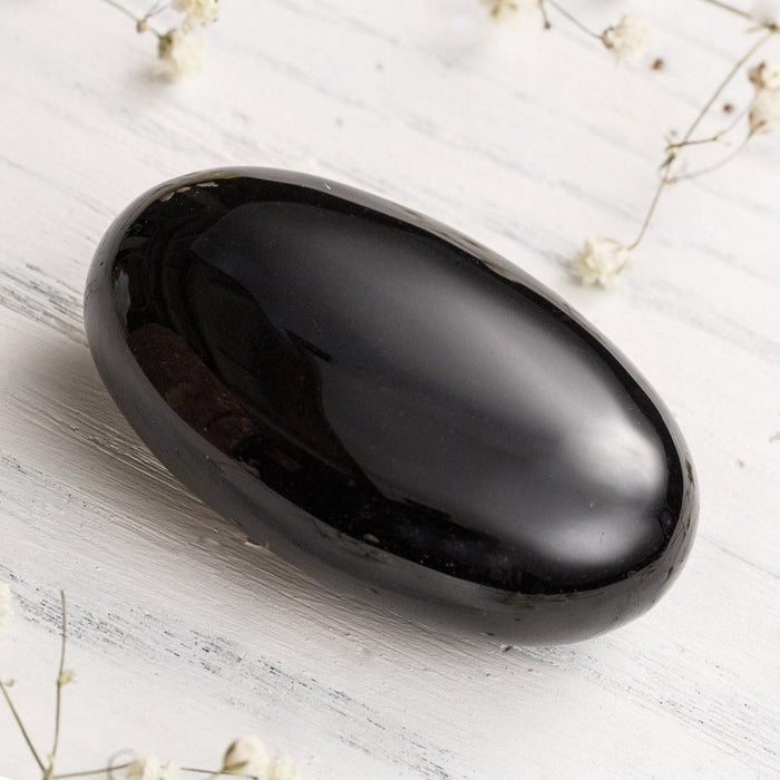 Black Obsidian Worry Stone