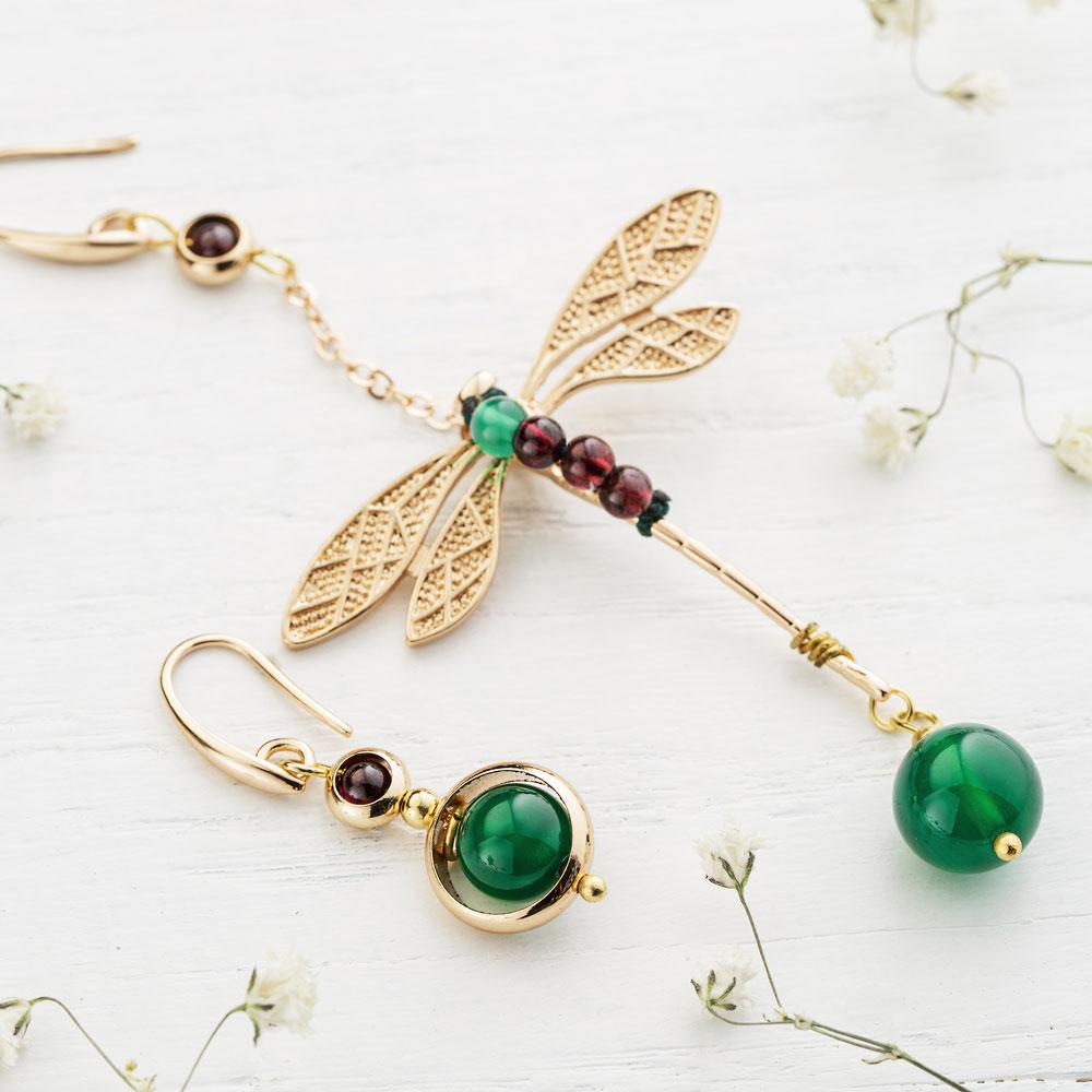 Vintage Dragonfly Earrings