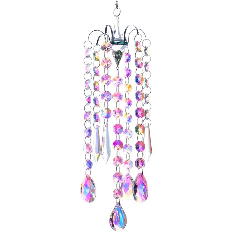 Crystal Prism Glass Wind Chimes