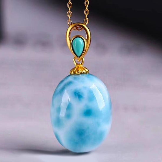 Larimar Stone Necklace – MindfulSouls