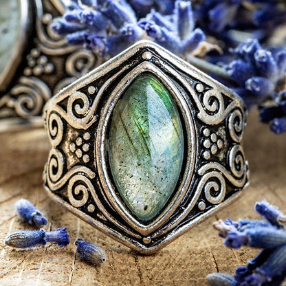 Labradorite Rings Silver