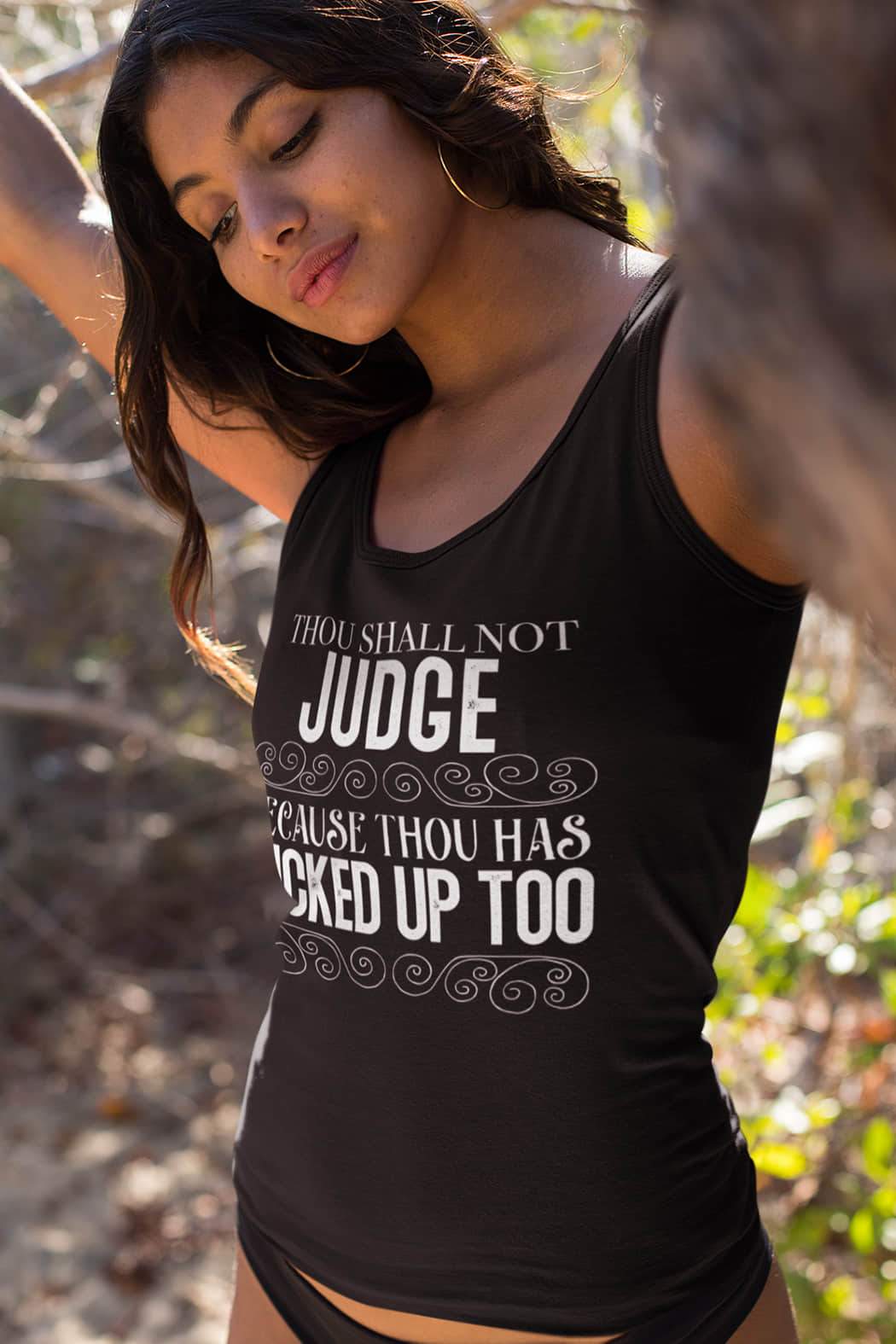 "Thou Shall Not" Tank Top