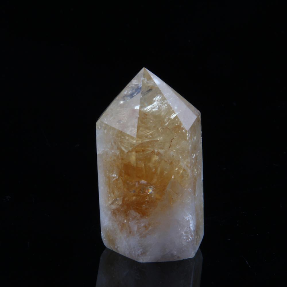 Citrine Polished Genuine 4” Crystal Point Boho Gypsy Meditation Yoga Gemstone 2024